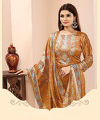Premium Winter Velvet Printed Straight Suit with Dupatta – Signature Edition