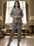 Leopard Print Co-ord Set for Women
