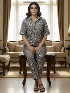 Leopard Print Co-ord Set for Women