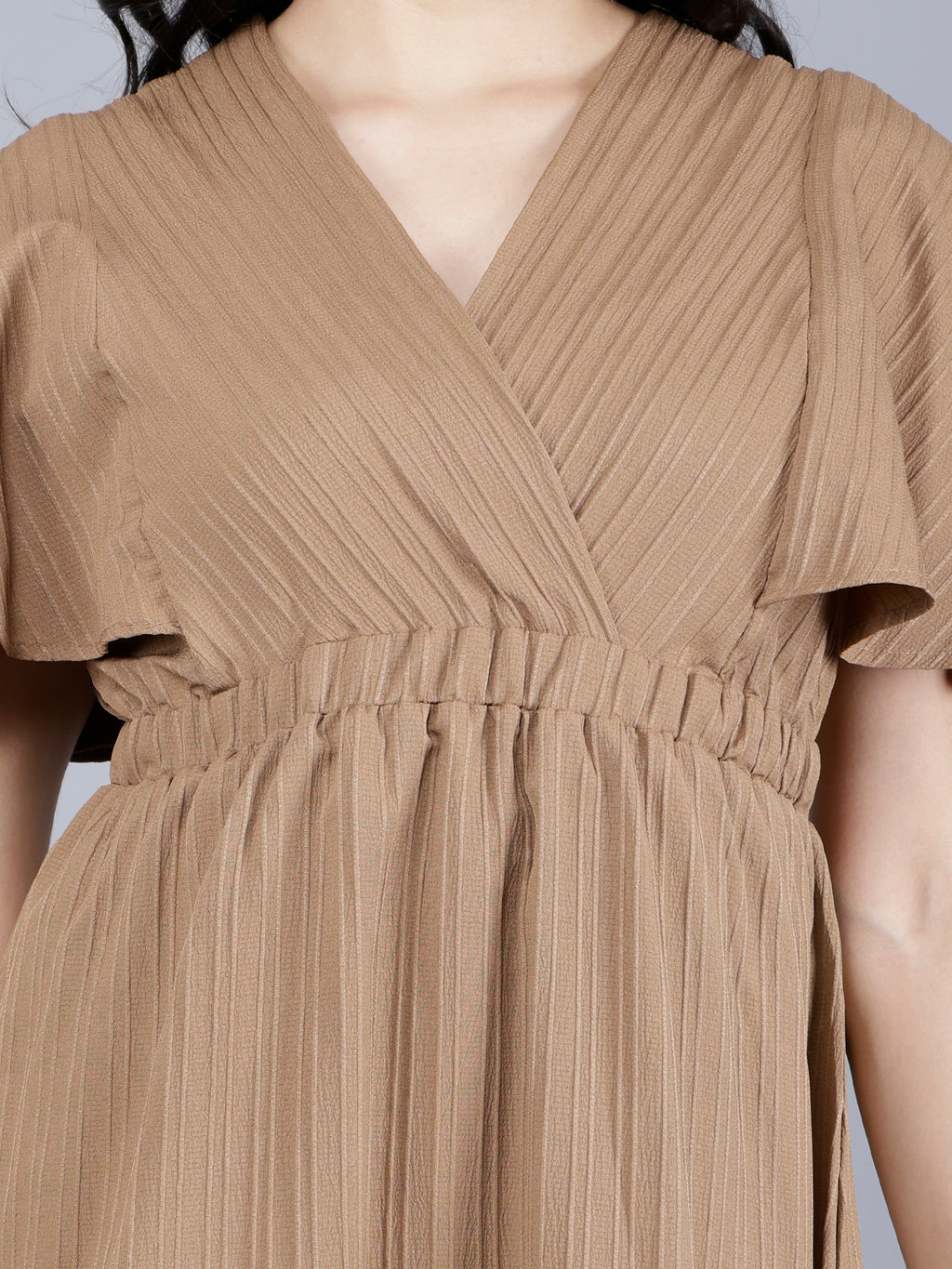 Viigobella Sustainable Sugarcane Fabric Flared Dress