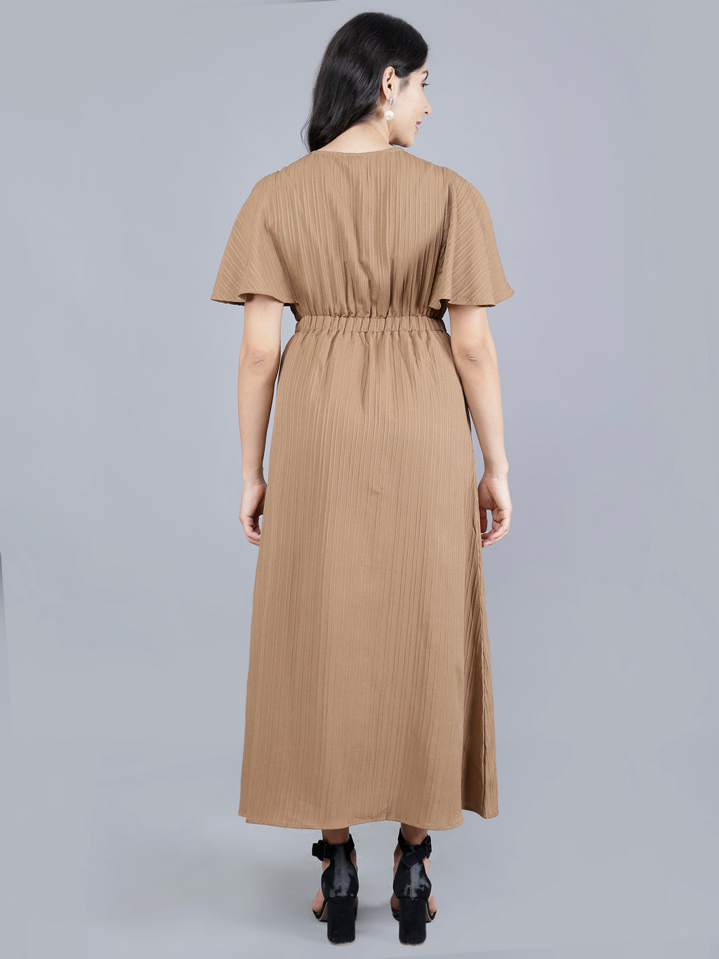 Viigobella Sustainable Sugarcane Fabric Flared Dress