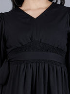 Viigobella Delta Fabric Tiered Long Dress