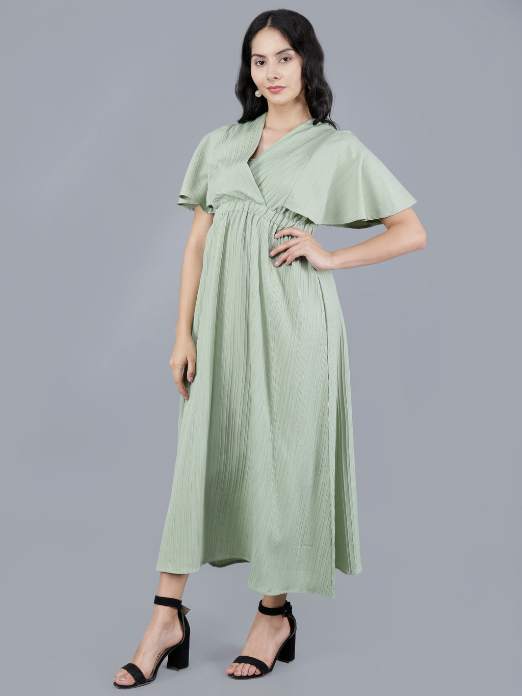 Viigobella Sustainable Sugarcane Fabric Flowing Dress