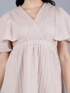 Viigobella Sustainable Sugarcane Fabric Flared Maxi Dress