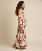 Viigobella Printed Crepe Cold-Shoulder Crop Top & Palazzo Co-Ord Set