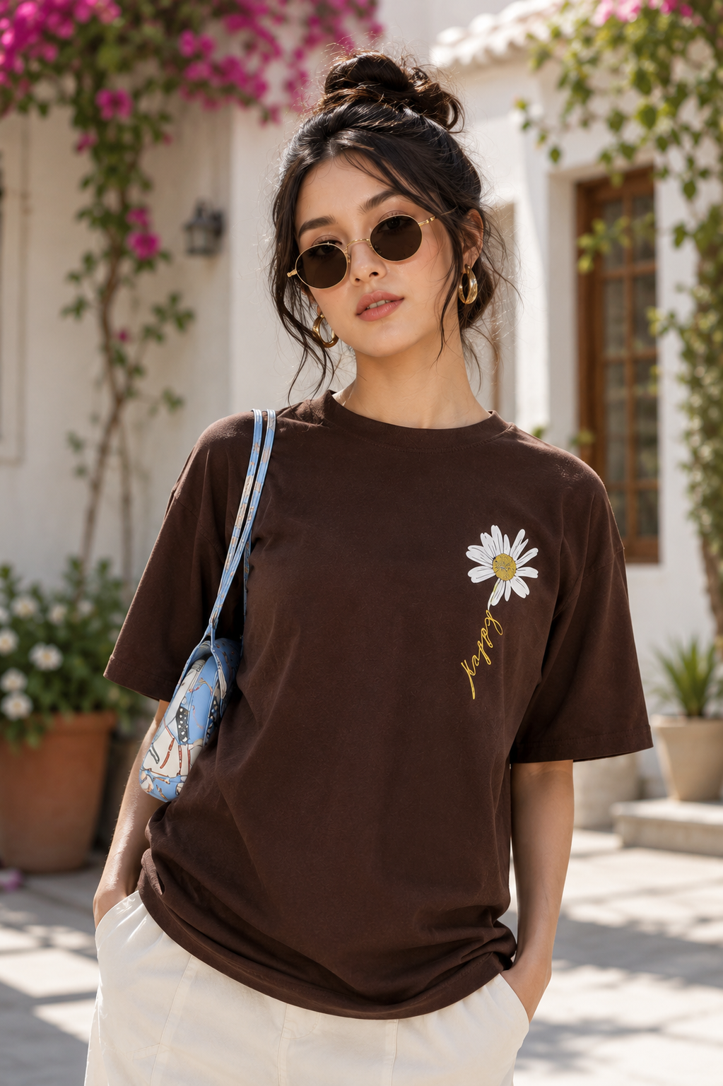 WOMEN's Cotton Blend Oversized T-Shirt Combo (Pack of 2) Women's