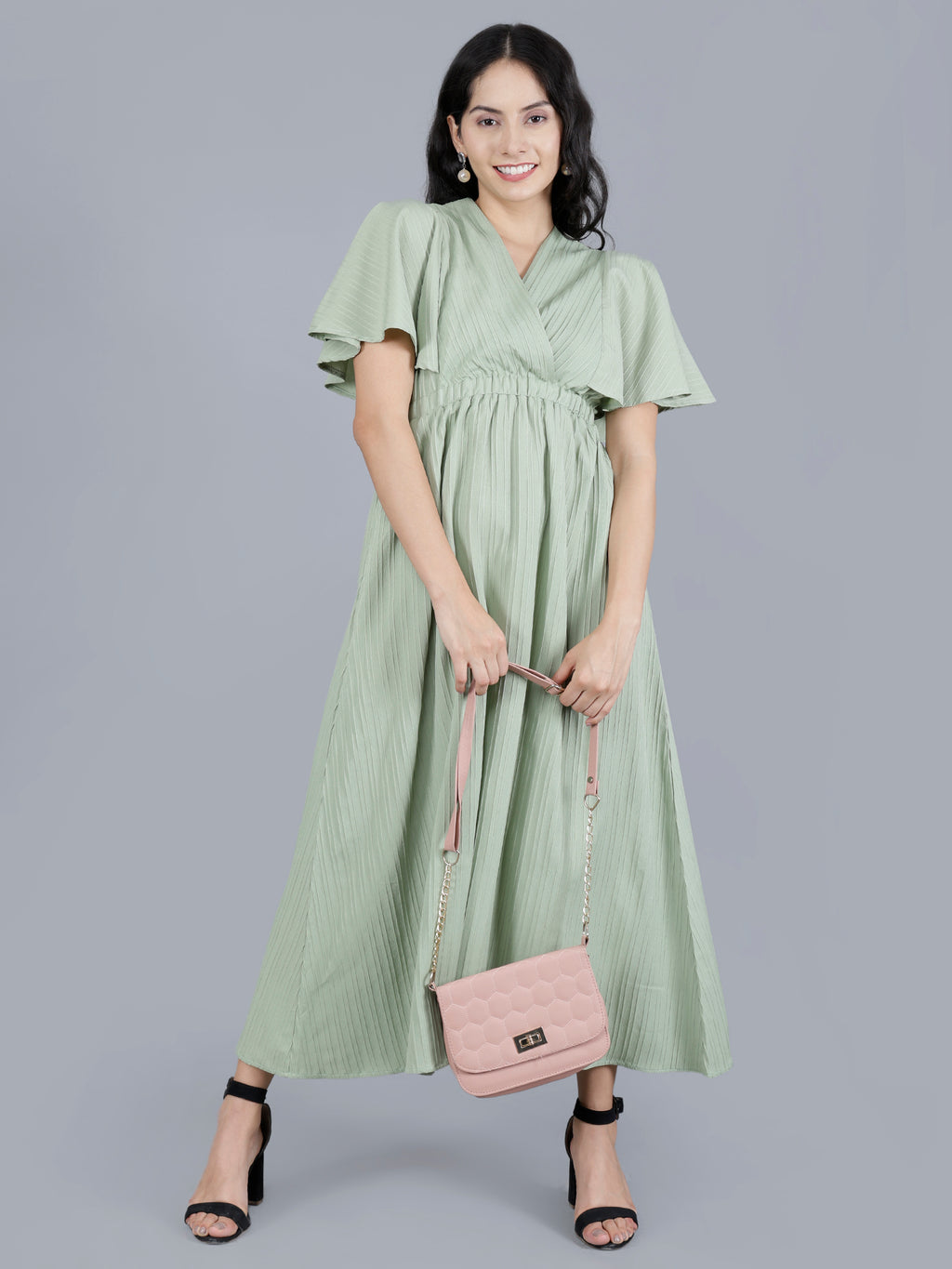 Viigobella Sustainable Sugarcane Fabric Flowing Dress