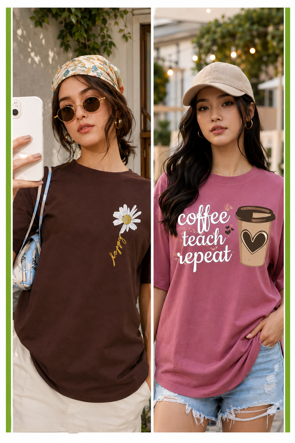 WOMEN's Cotton Blend Oversized T-Shirt Combo (Pack of 2) Women's