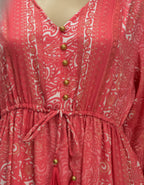 Premium Boho Printed Maxi Dress | Kasturi Silk | Viigobella