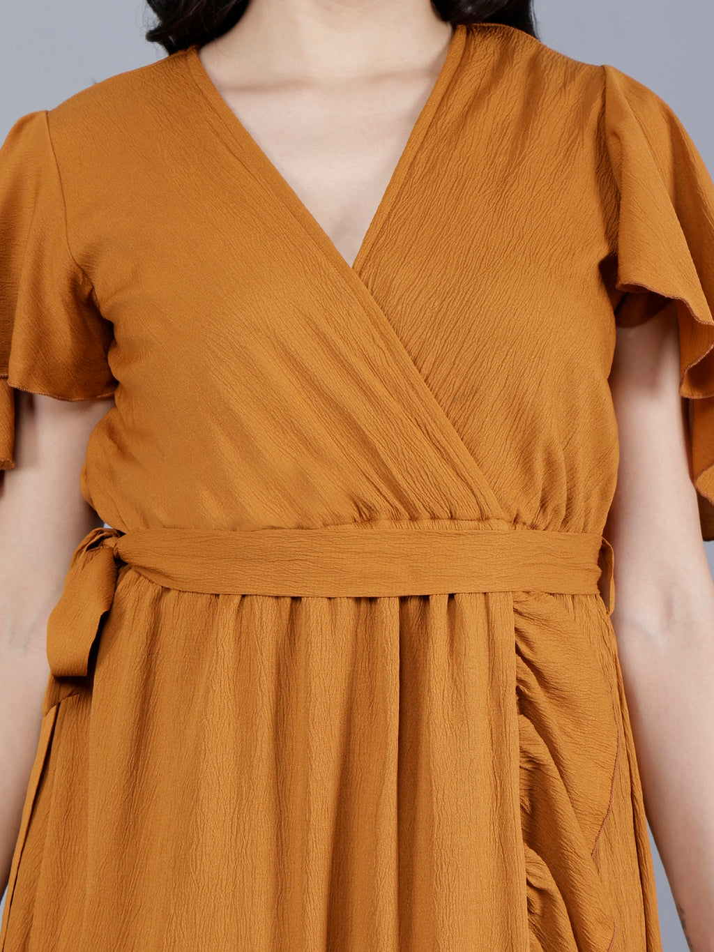 Viigobella Women’s Wrap Maxi Dress in Delta Fabric | Manufacturer & Exporter