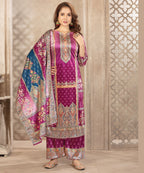 ViigoBella Premium Velvet Printed Straight Suit with Dupatta – Majestic Festive Edition