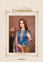 Premium Velvet Digital Printed Suit Set with Dupatta