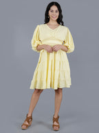 Viigobella Women’s Tiered Dress in Delta Fabric