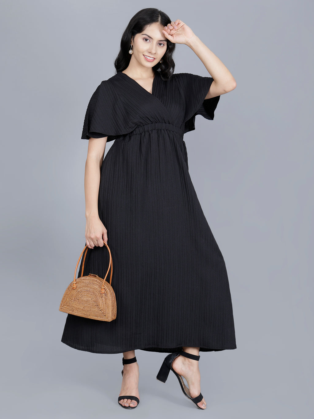 Viigobella Women’s Long Dress in Sugarcane Fabric