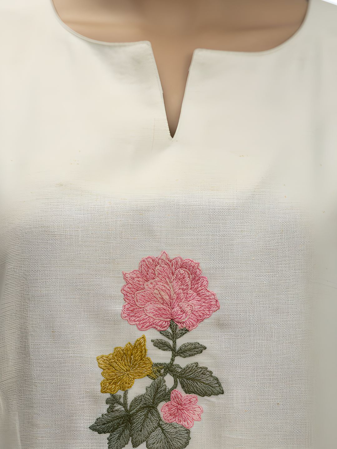 Elegant Embroidered Cotton Kurta Pant Set for Women