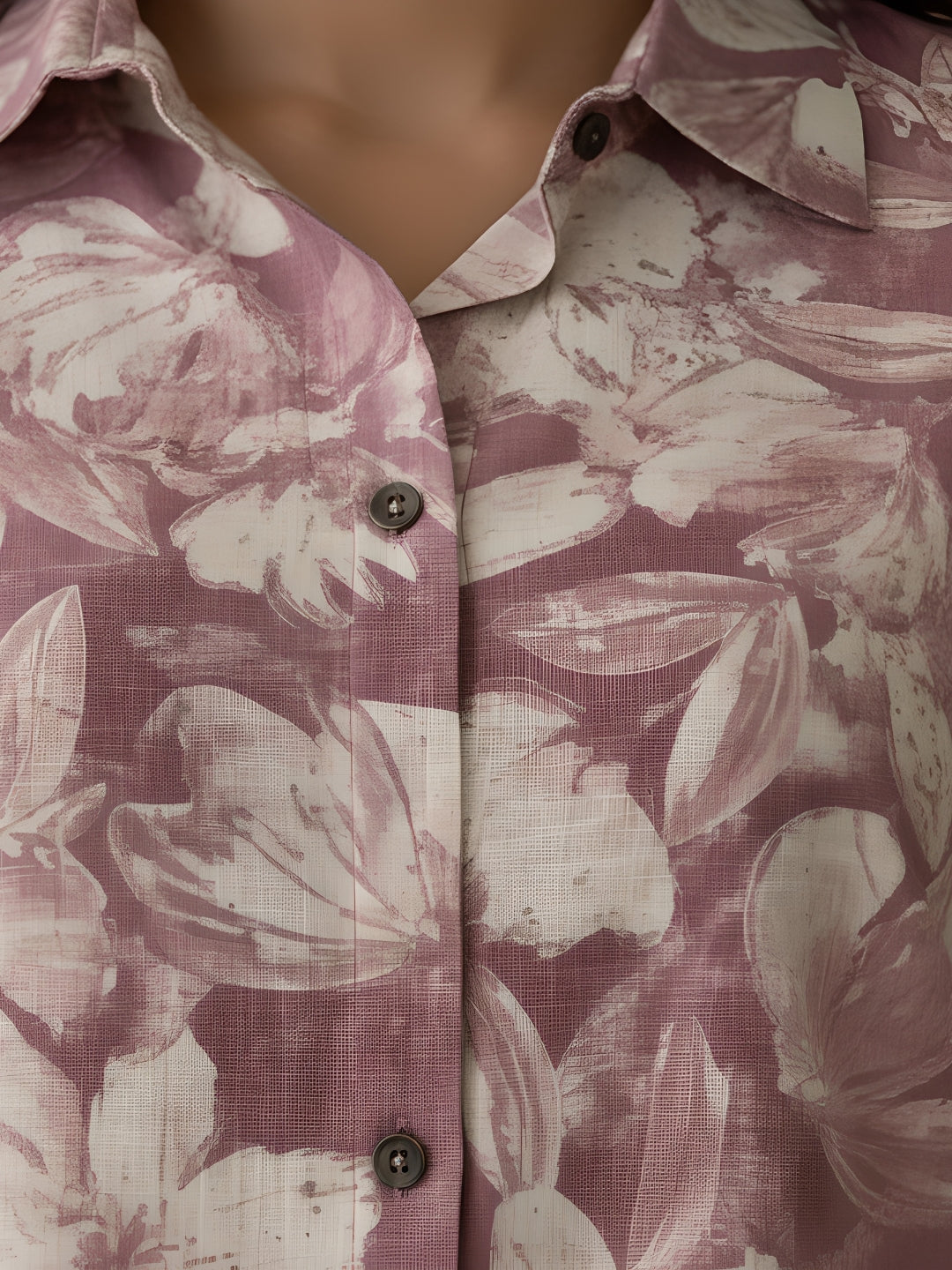 Pink Floral Printed Long Shirt Co-ord Set for Women