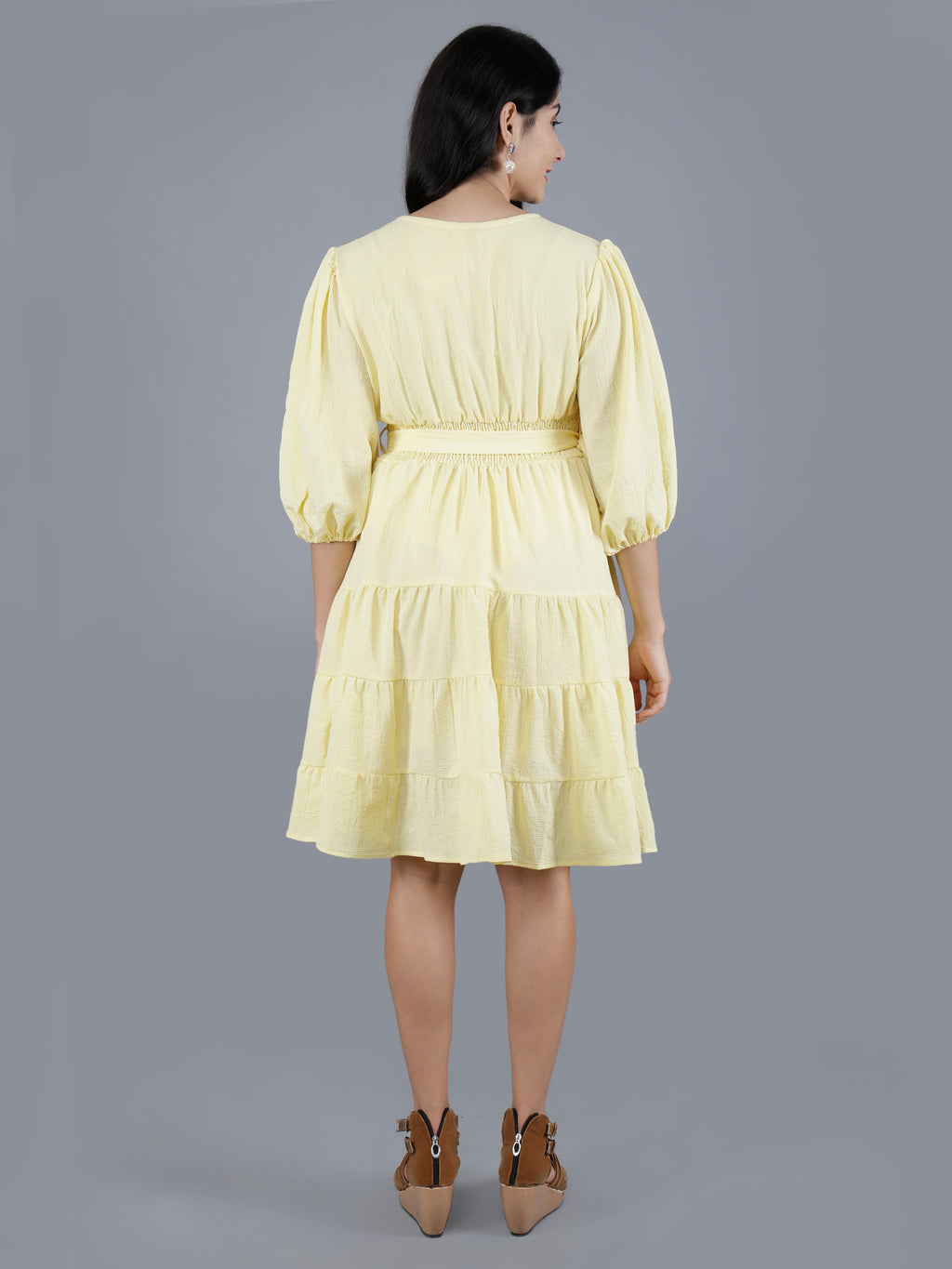 Viigobella Women’s Tiered Dress in Delta Fabric